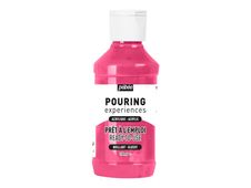 Pebeo Pouring Experiences - Peinture acrylique - magenta foncé - 118 ml