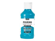 Pebeo Pouring Experiences - Peinture acrylique - turquoise - 118 ml