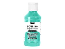 Pebeo Pouring Experiences - Peinture acrylique - vert d'eau - 118 ml
