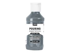 Pebeo Pouring Experiences - Peinture acrylique - gris foncé - 118 ml