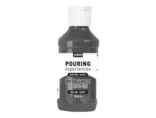 Pebeo Pouring Experiences - Peinture acrylique - noir ivoire - 118 ml