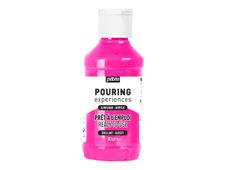 Pebeo Pouring Experiences - Peinture acrylique - rose fluo - 118 ml