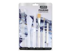 Pebeo Pouring Experiences - Set d'outils pour verser la peinture - 11 parties