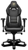 Fauteuil gamer HOTROD ROYAL - accoudoirs réglables - appui-tête intégré - noir et or