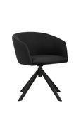 Fauteuil ARCO - pieds pyramidal - noir