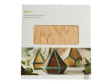Cricut Natural Wood Veneer -  2 feuilles placage de bois - 30,5 x 30,5 cm - cerise