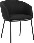 Fauteuil ARCO - 4 pieds métal - noir