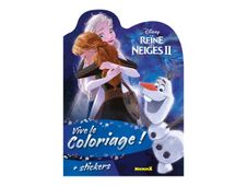 Vive Le Coloriage! - Disney - Reine des Neiges II - livre à colorier - avec autocollants