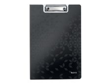 Leitz WOW - Porte blocs avec fermeture - A4 - capacité 75 feuilles - noir