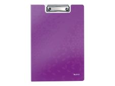 Leitz WOW - Porte blocs avec fermeture - A4 - capacité 75 feuilles - violet métallique
