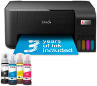 Epson EcoTank ET-2860 - Imprimante multifonction jet d'encre couleur A4 - Wi-Fi, USB - noir