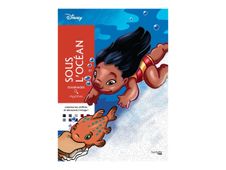 Sous l'océan - Coloriages mystères Disney - par Karam Alexandre - livre à colorier
