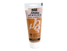 Pebeo Studio Acrylics - Peinture acrylique - terre de sienne naturelle - 100 ml