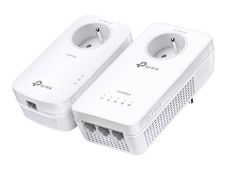 TP-Link TL-WPA8635P - Kit V4 de 2 CPL AV1300 - avec prise gigogne - blanc