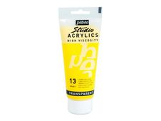 Pebeo Studio Acrylics - Peinture acrylique - jaune azoïque clair - mat / satiné - 100 ml