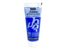 Pebeo Studio Acrylics - peinture - peinture acrylique - bleu outremer foncé - 100 ml