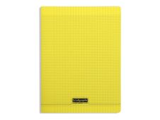 Calligraphe 8000 - Cahier polypro A4 (21x29,7cm) - 192 pages - grands carreaux (Seyes) - jaune