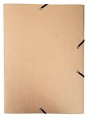 Exacompta - Chemise à 3 rabats en carte kraft - A4