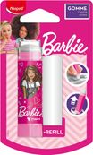 Maped Licence Barbie - Gomme tube + 1 recharge gomme (blister)