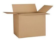 20 cartons caisses américaines - 25 cm x 25 cm x 25 cm - simple cannelure - Logistipack