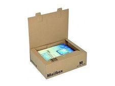 Logistipack L - 15 boîtes d'expédition - 39.5 cm x 25 cm x 14 cm - brun 