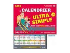 Le calendrier ultra simple pour une famille organisée de Septembre à Décembre (16 mois)- 300 x 300 mm - Frigobloc