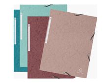 Exacompta Skandi - Chemise à 3 rabats - DOS 3 mm - A4 - capacité 250 feuilles - disponible dans différentes couleurs