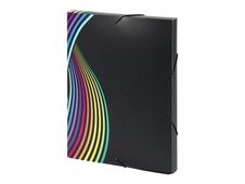 Viquel Rainbow Class - Chemise à 3 rabats - DOS 30 mm - A4 - noir