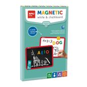 APLI Kids - Tableau combiné: tableau noir, tableau blanc - double face