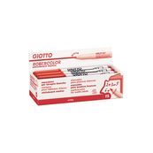 Giotto Robercolor - 12 Marqueurs effaçables - pointe ogive - rouge