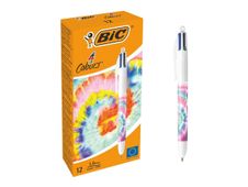 BIC 4 Colours Botanical Universe - Bolígrafo  de 4 colores - 1 mm - medio - retractil