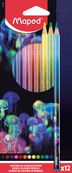 Maped Deepsea Paradise - 12 Crayons de couleur bois en pochette carton