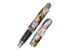 ONLINE College - Stylo plume - fluffy dogs - bleu - 0.5 mm - pointe moyenne