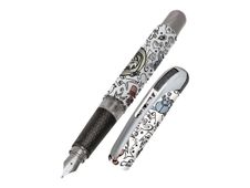 ONLINE College - Stylo plume - angry animals - bleu - 0.5 mm - pointe moyenne
