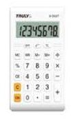 Truly 283 - calculatrice de poche - 8 chiffres - blanc