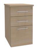 Caisson HT bureau - steely/stelly manager - Profondeur 60 cm - chene - top chene 