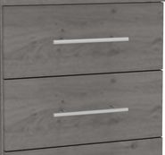 Option kit 2 tiroirs plats a la place du ds - steely/steely manager - chene gris