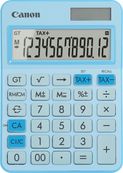 Calculatrice de bureau Canon LS-125KB - 12 chiffres - alimentation batterie et solaire - bleu clair