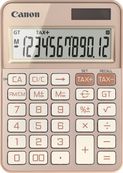 Calculatrice de bureau Canon KS-125KB - 12 chiffres - alimentation batterie et solaire - or rose