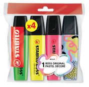 STABILO BOSS ORIGINAL - 3 Surligneurs Original + 1 Surligneur Original by Ju Schnee