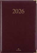 Agenda Kiev - 1 semaine sur 2 pages - 22 x 30 cm - bordeaux - Oberthur