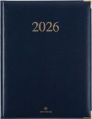 Agenda Kiev - 1 semaine sur 2 pages - 22 x 28 cm - bleu marine - Oberthur