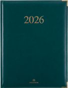 Agenda Kiev - 1 semaine sur 2 pages - 22 x 28 cm - vert - Oberthur