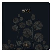 Agenda Astoria - 1 semaine sur 2 pages - 16,5 x 16,5 cm - noir - Oberthur