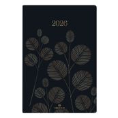 Agenda de poche Astoria - 1 semaine sur 2 pages - 10 x 15 cm - noir - Oberthur