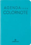 Agenda Colornote - 1 semaine sur 2 pages - 15,5 x 21,5 cm - turquoise - Oberthur