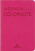 Agenda Colornote - 1 semaine sur 2 pages - 10 x 15 cm - fuchsia - Oberthur