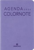 Agenda Colornote - 1 semaine sur 2 pages - 10 x 15 cm - lilas - Oberthur