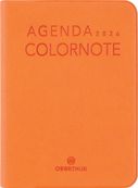 Agenda Colornote - 1 semaine sur 2 pages - 7,5 x 10,5 cm - orange - Oberthur