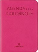 Agenda Colornote - 1 semaine sur 2 pages - 7,5 x 10,5 cm - fuchsia - Oberthur